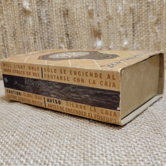 Vintage Diamond Kitchen Matches OLD TIMEPIECES Dry Goods Hardware Graphic Box - Picture 4 of 5